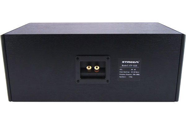 Streem CV-525 center channel speaker rear view