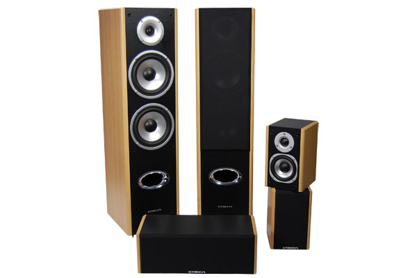 Streem HT-335 5 piece home audio speakers